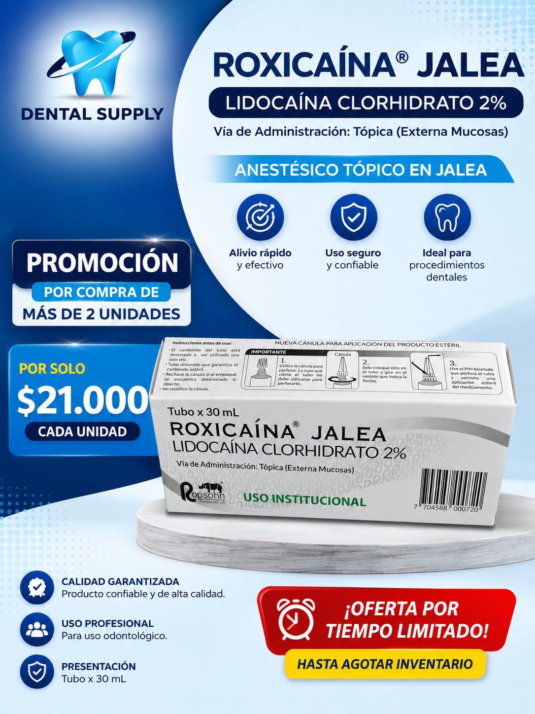 1000187470 Anestesia Topica Roxicaina Jalea al 2%
