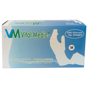 Guantes latex Vital Medic