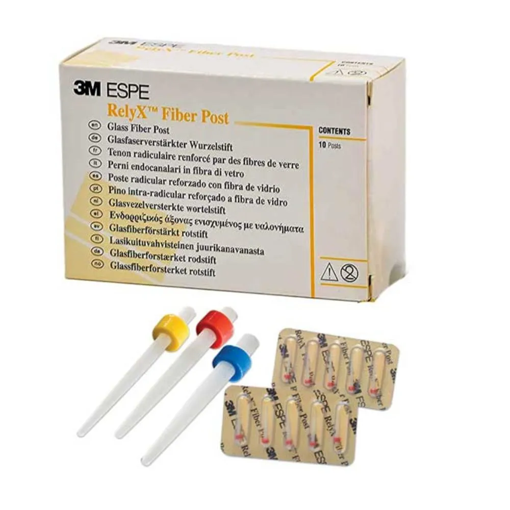 PostesDeFibra3MCajaX10Ud.jpg POSTES DE FIBRA DE VIDRIO 3M FIBER POST